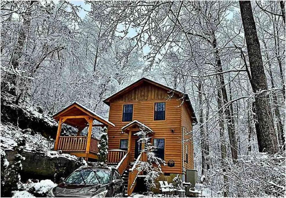 Permanent Vacation-Private Honeymoon Cabin With Hot Tub Sevierville Eksteriør bilde