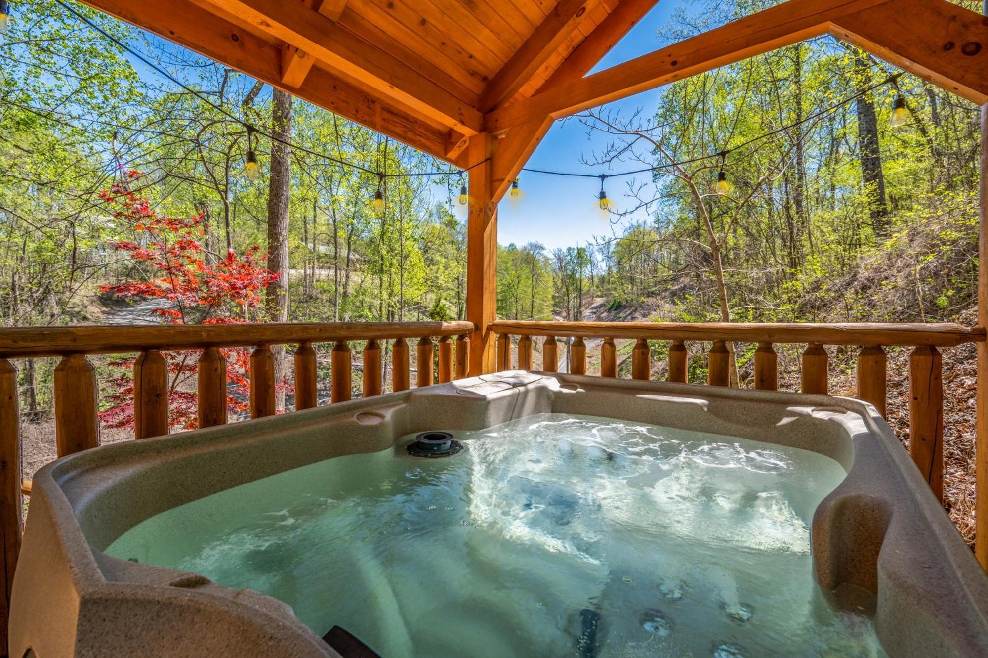 Permanent Vacation-Private Honeymoon Cabin With Hot Tub Sevierville Eksteriør bilde